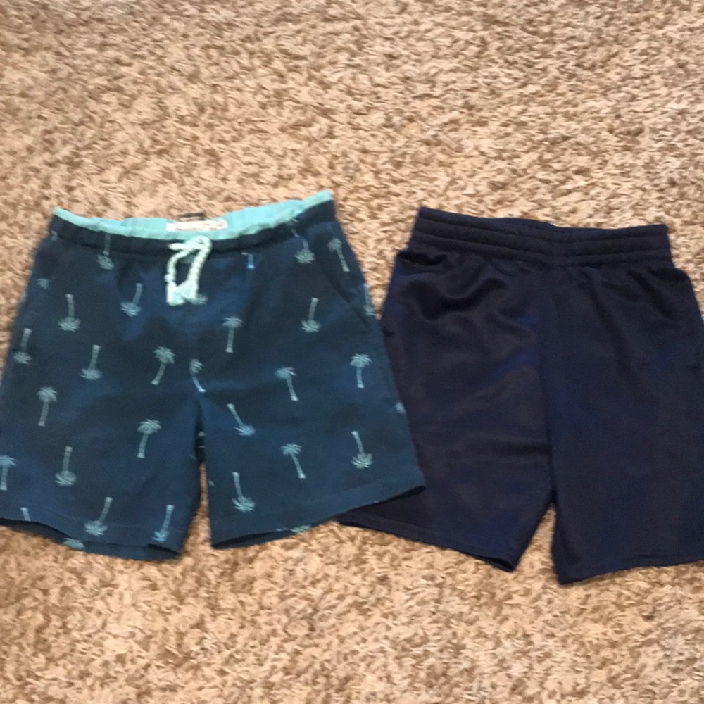 Swim trunks and play shorts